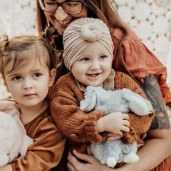 Wee Bloom Bunny 11 Wee Bloom Bunny -Tiny Baby Essentials Store Bunnies by the bay wee bloom bunny gray stuffed animals