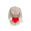 Valentine Love You Too Bunny | Gray