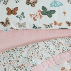 Cotton Muslin Toddler Bedding 3 Piece Set - Butterflies 14 Cotton Muslin Toddler Bedding 3 Piece Set - Butterflies -Tiny Baby Essentials Store Butterflies03