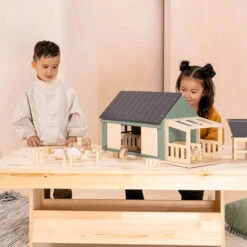 Wooden Farm & Accessories Set 12 Wooden Farm & Accessories Set -Tiny Baby Essentials Store COCO VILLAGE BARN TOY FOR KIDScopy