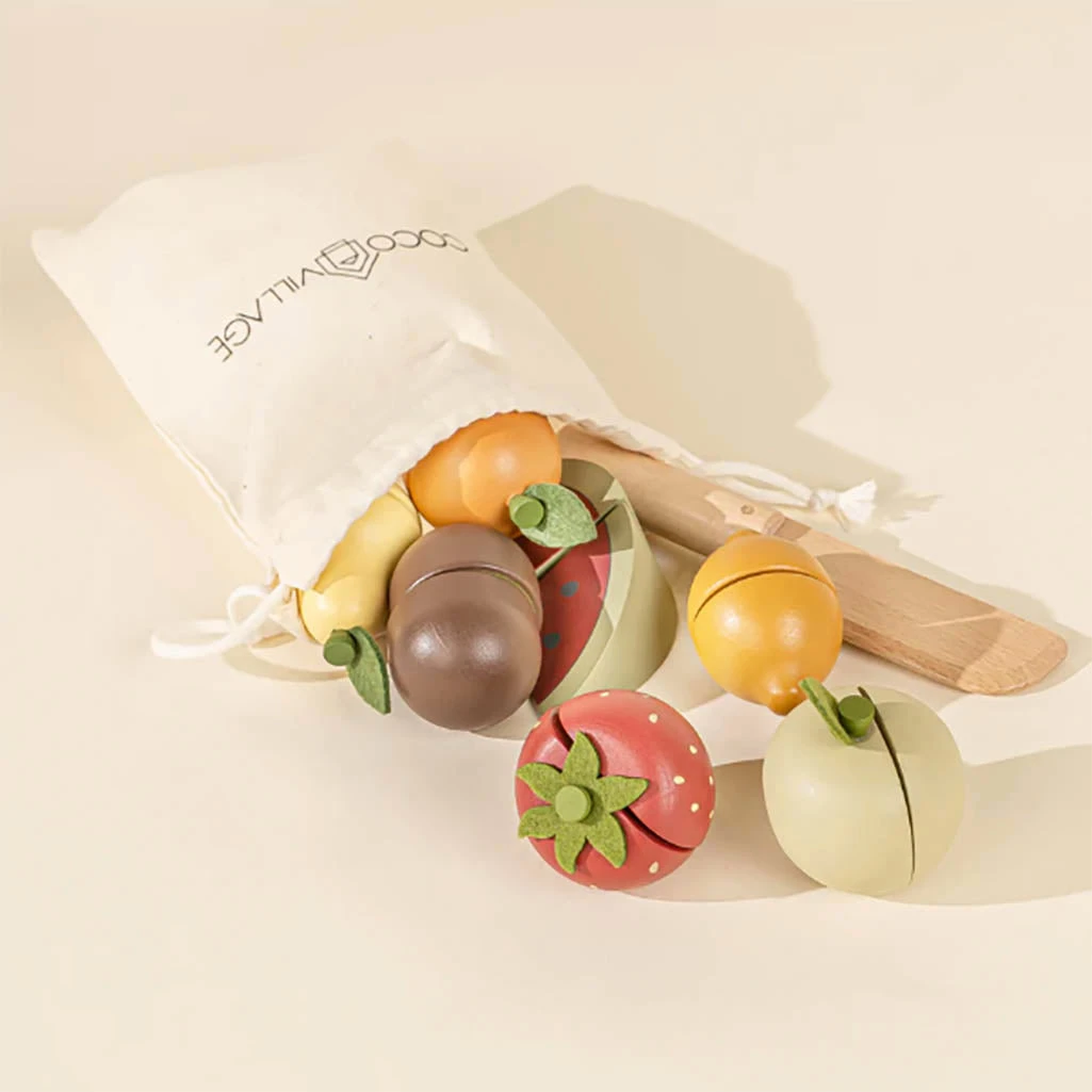 Wooden Grocery Playset | Fruit 2 Wooden Grocery Playset | Fruit - Image 2