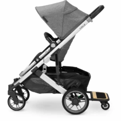 UPPAbaby Cruz V2 PiggyBack -Tiny Baby Essentials Store CRUZ20 JOR Side wPiggyBack Down