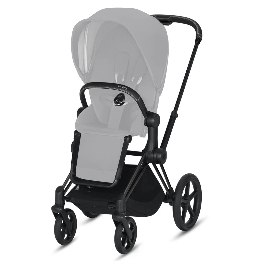CYBEX Matte Black Priam3 Stroller Frame Incl. Seat Hardpart 2 CYBEX Matte Black Priam3 Stroller Frame Incl. Seat Hardpart - Image 2