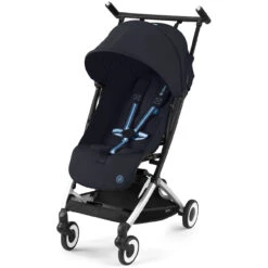 Cybex Libelle 2 Ultra Compact Lightweight Travel Stroller -Tiny Baby Essentials Store CYB 24 INT y045 Libelle SLV DABL print medium d95c2158 7d18 4dbb 93d7 ea3921383ccf