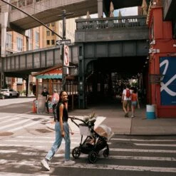 CYBEX Gazelle S Stroller 24 CYBEX Gazelle S Stroller -Tiny Baby Essentials Store CYB 24 SocialMedia GazelleS Basket Mum Smiling