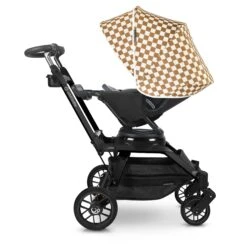 Orbit Baby Stroller Canopy In Chestnut Check 6 Orbit Baby Stroller Canopy In Chestnut Check -Tiny Baby Essentials Store Canopy Chestnut Checked 3