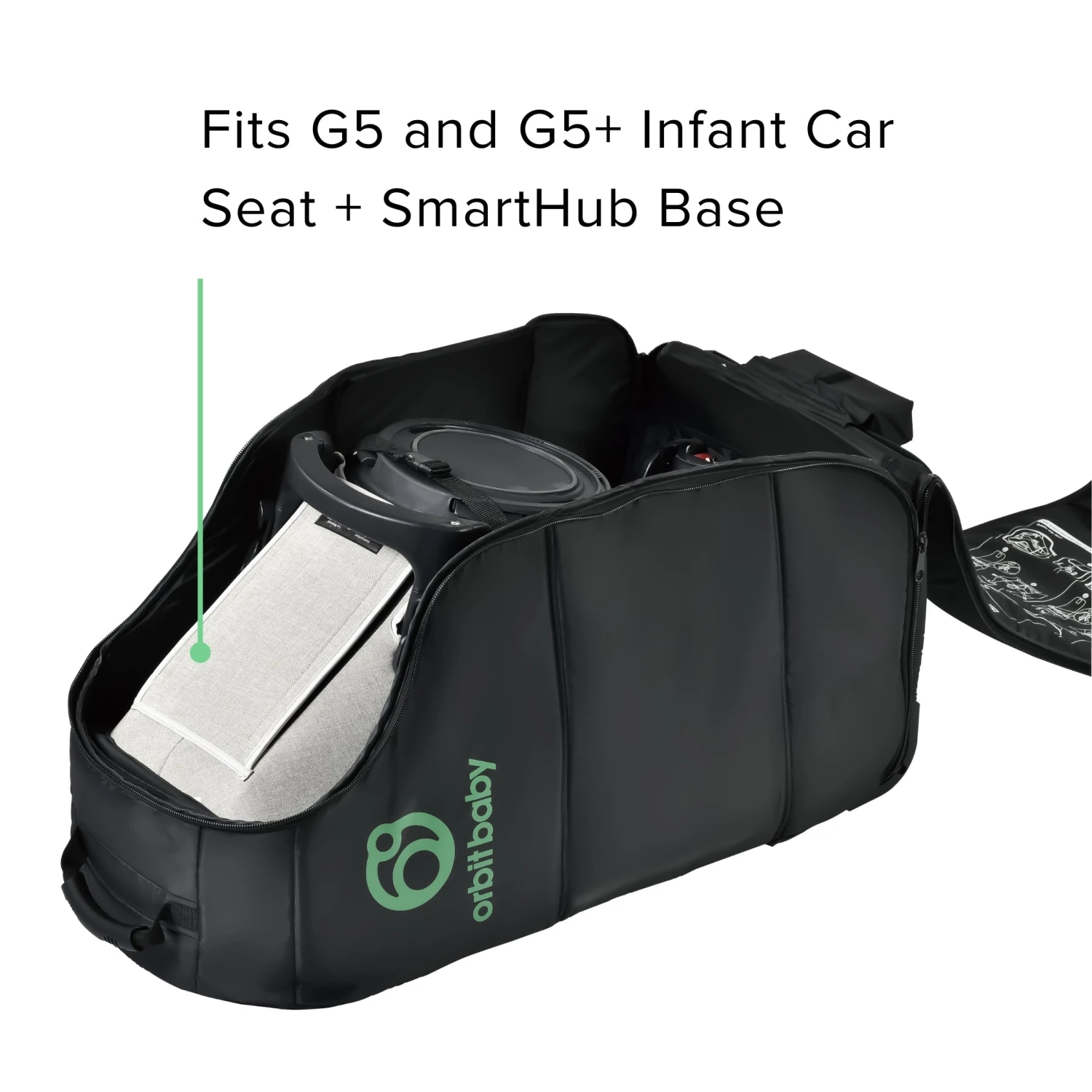 Orbit Baby Car Seat Travel Bag 4 Orbit Baby Car Seat Travel Bag - Image 4