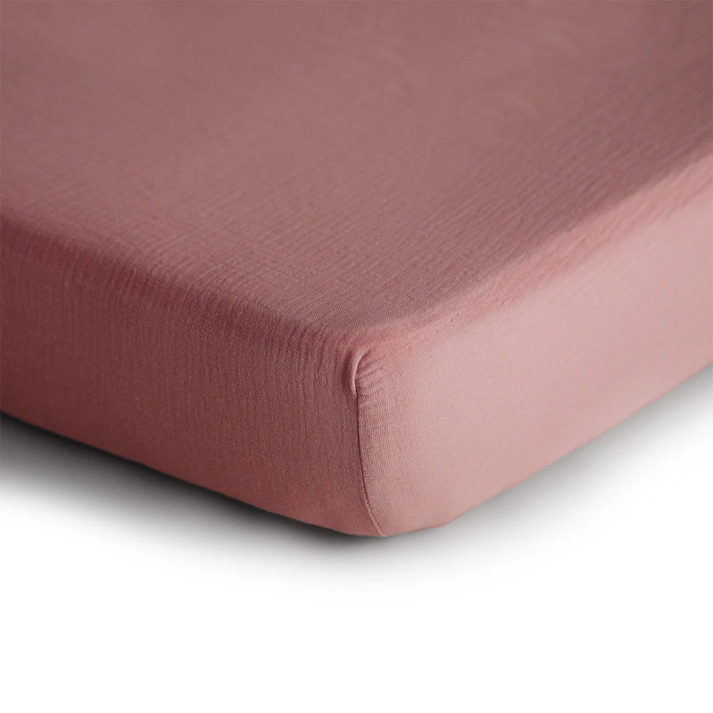 Mushie Mini Crib Sheet 7 Mushie Mini Crib Sheet - Image 7