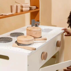 Wooden Pots And Pans Playset -Tiny Baby Essentials Store Coco Village Pots and Pans Wooden Toy