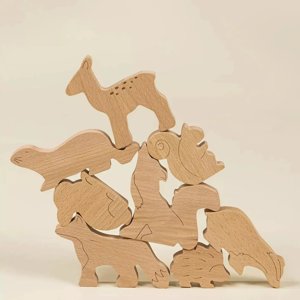 Wooden Balance Puzzle - Forest 1 Wooden Balance Puzzle - Forest