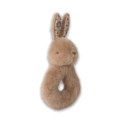 Maileg Rattle Set 8 Maileg Rattle Set -Tiny Baby Essentials Store Cream Peach Rabbit rattle set from maileg