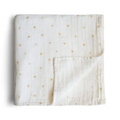 Mushie Organic Cotton Swaddle Blanket 24 Mushie Organic Cotton Swaddle Blanket -Tiny Baby Essentials Store Crowns Swaddle scaled 6aa09753 c925 41d5 add3 6d76174267f0