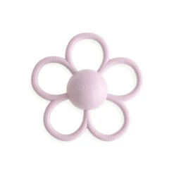 Mushie Daisy Rattle Teether 29 Mushie Daisy Rattle Teether -Tiny Baby Essentials Store DaisyRattleTeether SoftLilac