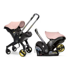 Doona Infant Car Seat And Stroller With Base -Tiny Baby Essentials Store DoonaBlushPink 1
