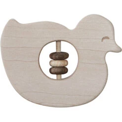 Wooden Animal Rattle