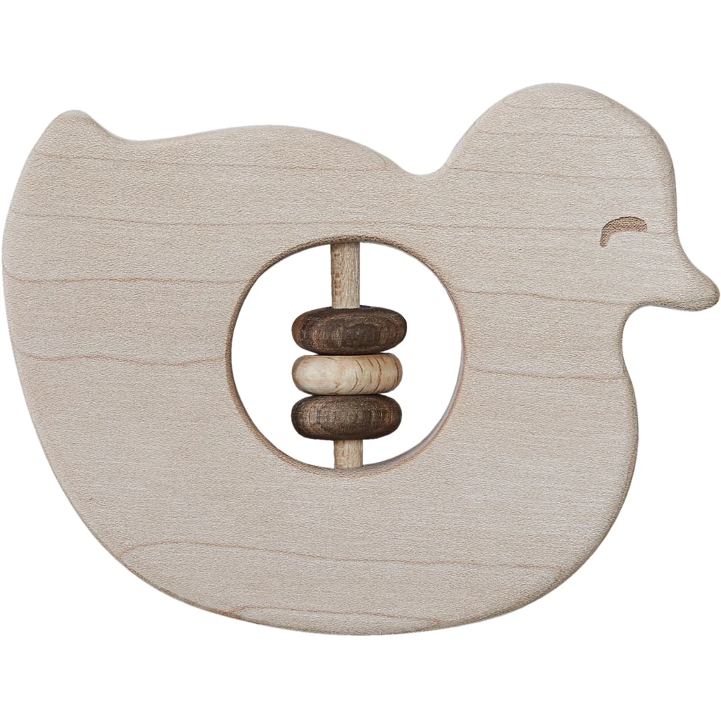 Wooden Animal Rattle 1 Wooden Animal Rattle