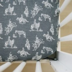 Muslin Crib Sheet | Wild West