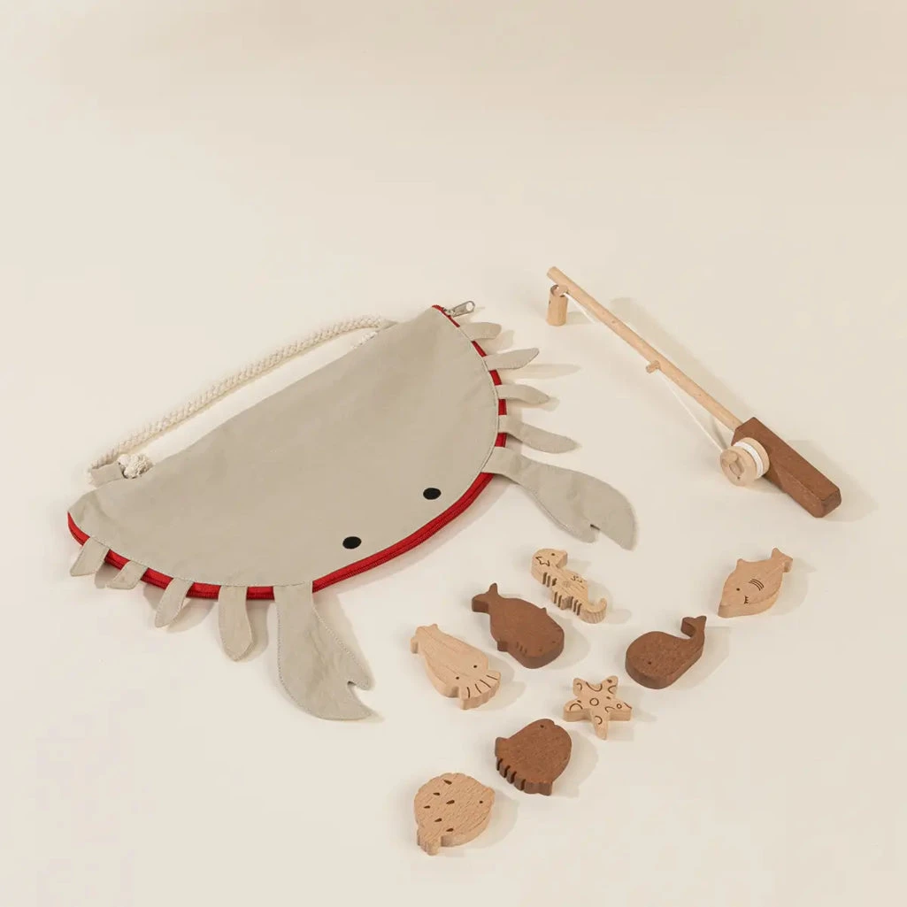 Wooden Fishing Game With Bag 3 Wooden Fishing Game With Bag - Image 3