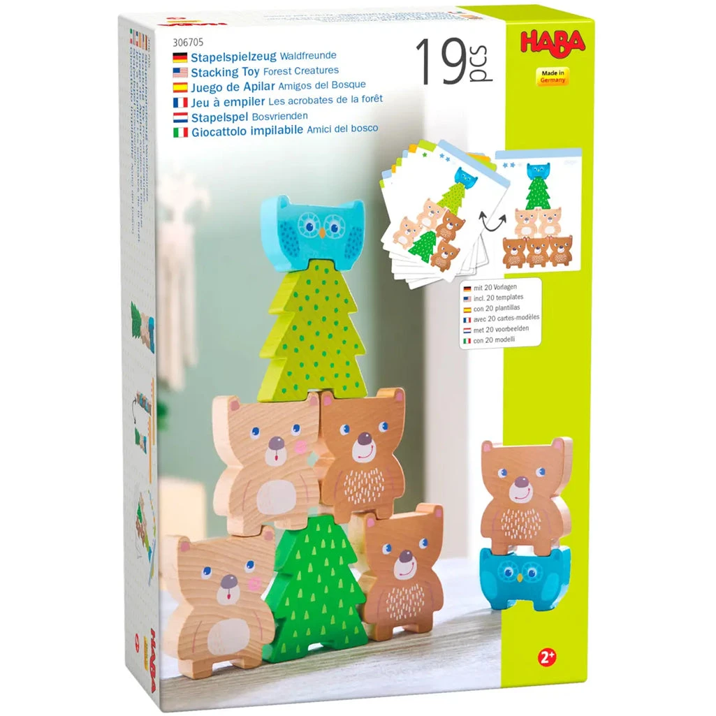Haba Forest Friends Stacking Toy 4 Haba Forest Friends Stacking Toy - Image 4