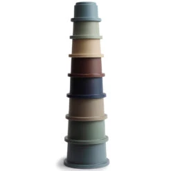 Mushie Stacking Cups -Tiny Baby Essentials Store ForestStackingCups1 c87acd47 e64d 463d a58d bf31edf34d52