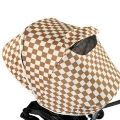 Orbit Baby Stroller Canopy In Chestnut Check 7 Orbit Baby Stroller Canopy In Chestnut Check -Tiny Baby Essentials Store G5 Stroller Canopy Chestnut Checked 4