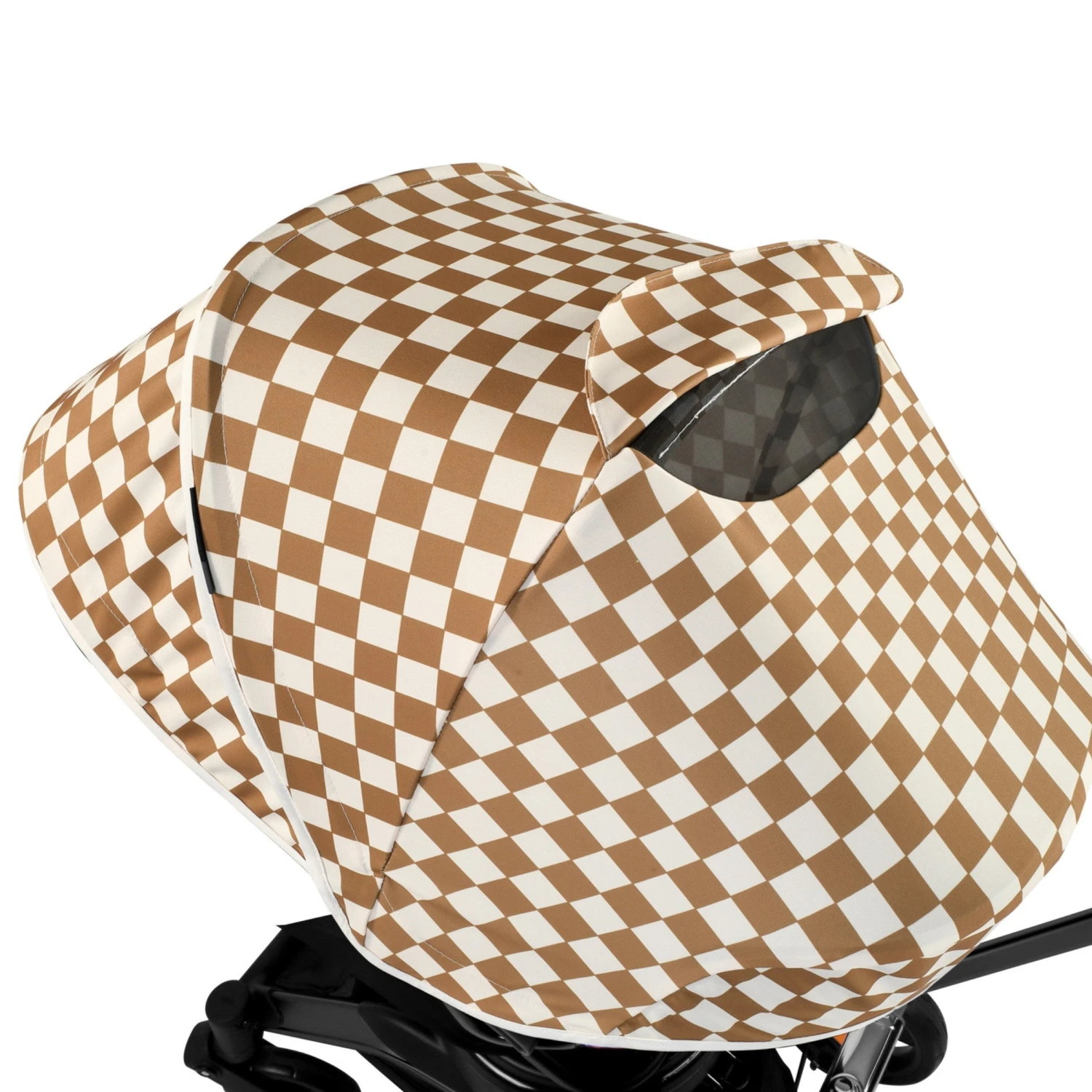 Orbit Baby Stroller Canopy In Chestnut Check 4 Orbit Baby Stroller Canopy In Chestnut Check - Image 4