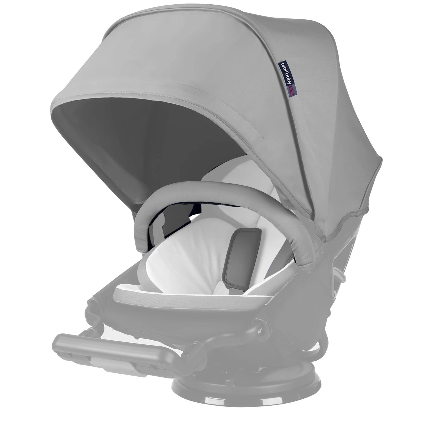 Orbit Baby Stroller Canopy In Fog 1 Orbit Baby Stroller Canopy In Fog