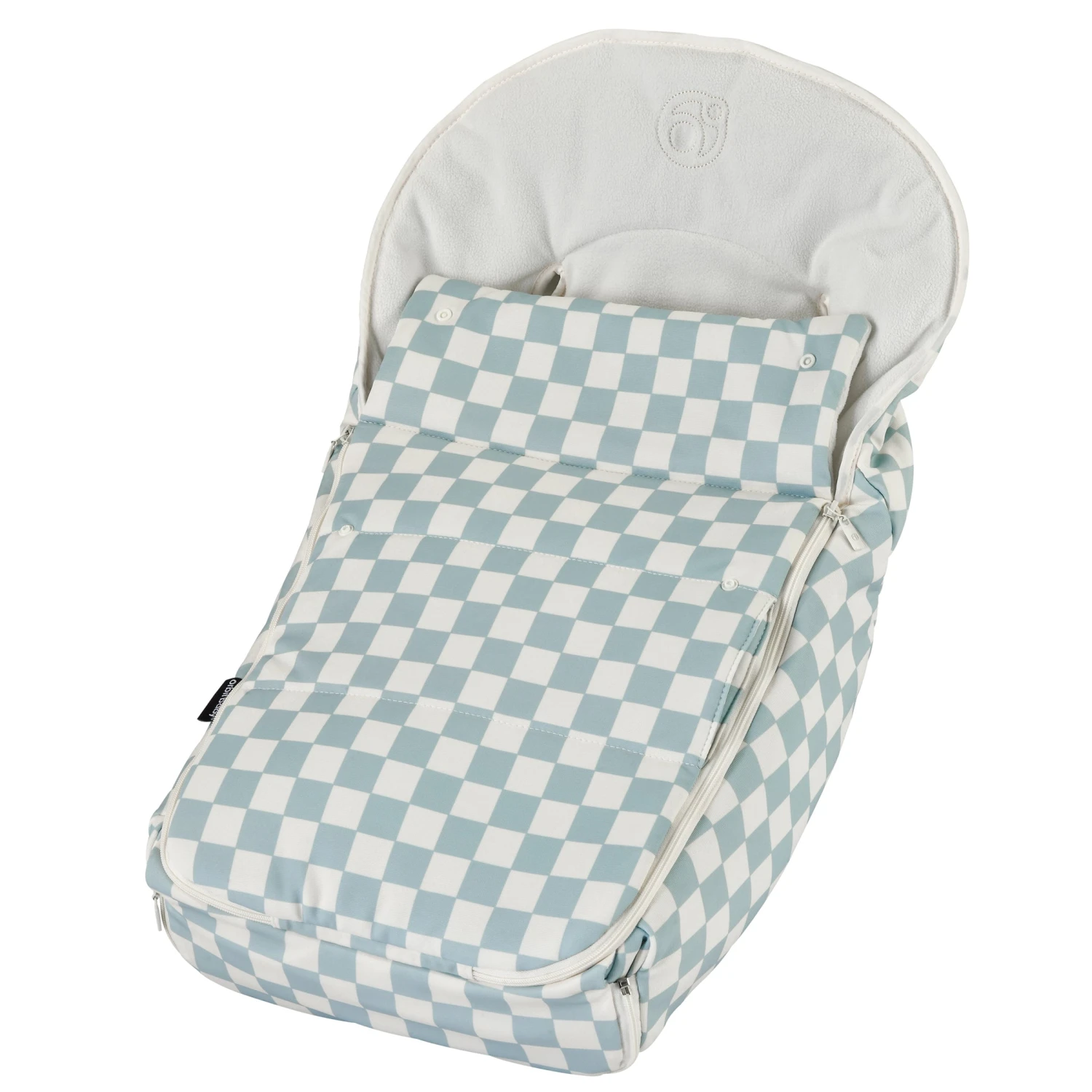 Orbit Baby Stroller Footmuff In Checkered Surf Spray 2 Orbit Baby Stroller Footmuff In Checkered Surf Spray - Image 2