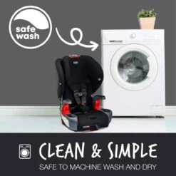 Britax Grow With You Clicktight Harness-to-Booster Seat -Tiny Baby Essentials Store Grow With You CT Black Contour ATF SafeWash 2022