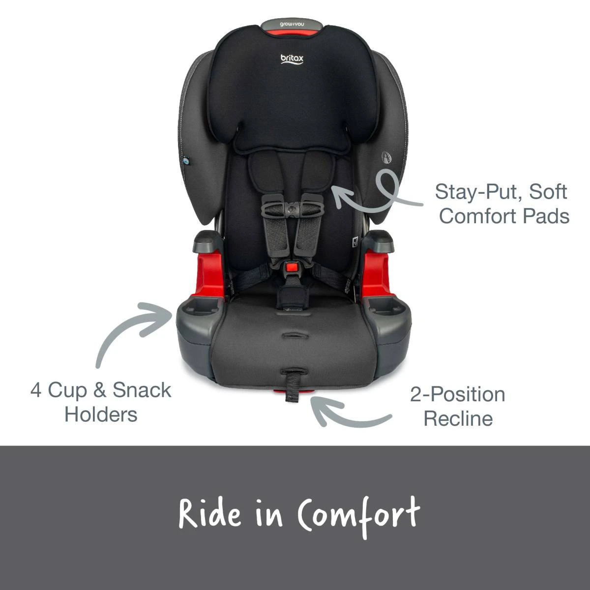 Britax Grow With You Harness-to-Booster With Safewash 8 Britax Grow With You Harness-to-Booster With Safewash - Image 8