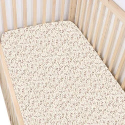 Bamboo Crib Sheet 17 Bamboo Crib Sheet -Tiny Baby Essentials Store Gunamuna Posie bamboo Fitted crib sheets