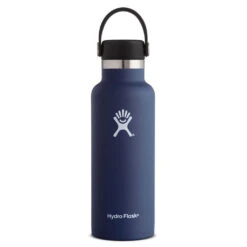 Hydro Flask 18oz Standard Mouth Water Bottle With Flex Cap Lid | Colbalt