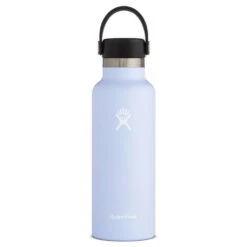 Hydro Flask 18oz Standard Mouth Water Bottle With Flex Cap Lid | Fog