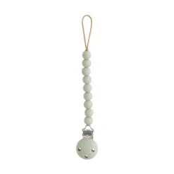 Mushie Hera Pacifier Clip -Tiny Baby Essentials Store Hera Sage