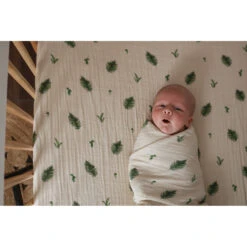 Organic Cotton Muslin Swaddle Blanket | Fern