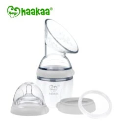Haakaa Gen 3 Silicone Breast Pump And Bottle Pack 160 Ml/6 Oz -Tiny Baby Essentials Store IMG 8385