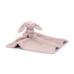 JELLYCAT Bashful Luxe Bunny Soothers Gift Boxes -Tiny Baby Essentials Store Jelly cat soother luxe rosa soother stuffed bunny
