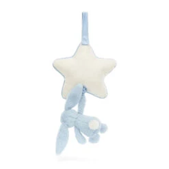 JELLYCAT Musical Pull -Tiny Baby Essentials Store Jelly cats musical toys blue bunny musical pull toy