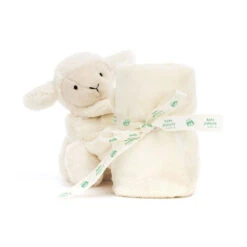 Baby Jellycat Soothers -Tiny Baby Essentials Store Jelly cats white lamb soother plush toy