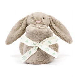 Baby Jellycat Soothers -Tiny Baby Essentials Store Jellycat Bashful beige bunny soother plush toys