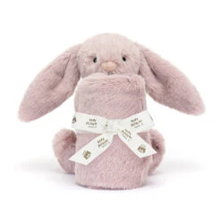 JELLYCAT Bashful Luxe Bunny Soothers Gift Boxes -Tiny Baby Essentials Store Jellycat Luxe Rosa Bunny Soother plush toty