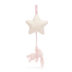 JELLYCAT Musical Pull -Tiny Baby Essentials Store Jellycat Musical Pull Pink Bunny plush toy