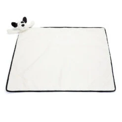 JELLYCAT Blankies 34 JELLYCAT Blankies -Tiny Baby Essentials Store Jellycat bashful black and cream puppy blankie kids blanket