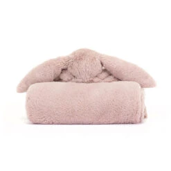JELLYCAT Bashful Luxe Bunny Blankie Gift Boxes -Tiny Baby Essentials Store Jellycats Bashful Rosa Luxe Bunny Blankie baby gifts
