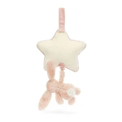 JELLYCAT Musical Pull -Tiny Baby Essentials Store Jellycats Bashful blush bunny musical pull stuffed animals