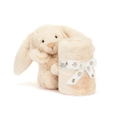 JELLYCAT Bashful Luxe Bunny Soothers Gift Boxes -Tiny Baby Essentials Store Jellycats Luxe Willow Bunny Baby soother Gift Box