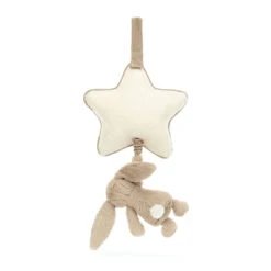 JELLYCAT Musical Pull -Tiny Baby Essentials Store Jellycats beige bunny musical pull stuffed aniaml