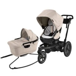 Orbit Baby Jog & Sleep Travel System -Tiny Baby Essentials Store Jog Sleep Melange Flax Black 01