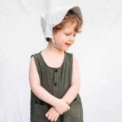 Linen Bonnet -Tiny Baby Essentials Store KYTElinenbonnetalt1