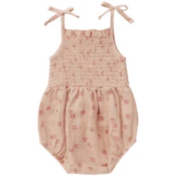 Kaia Romper | Pink Daisy
